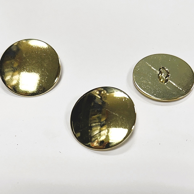 Gold Mushroom Buttons, 25pcs