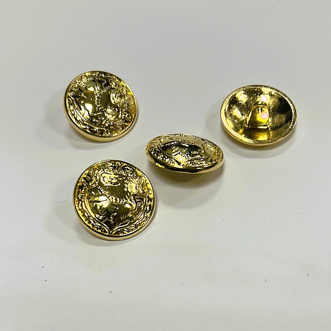 Gold Military Buttons, 25pcs