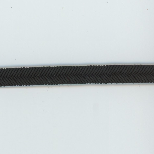 9mm Black Textured Russian Braid